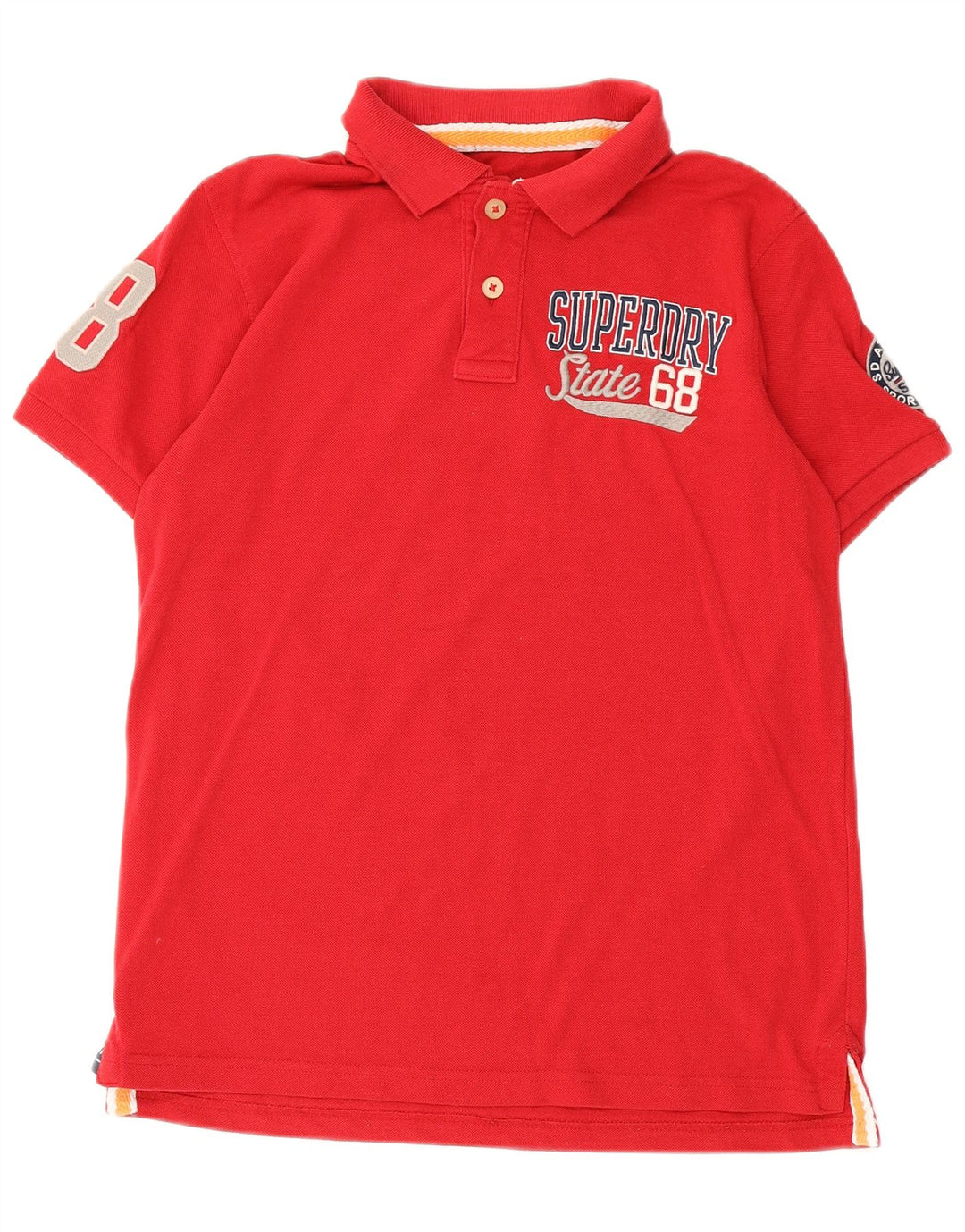 Superdry Polo Graphique Homme Grand Rouge