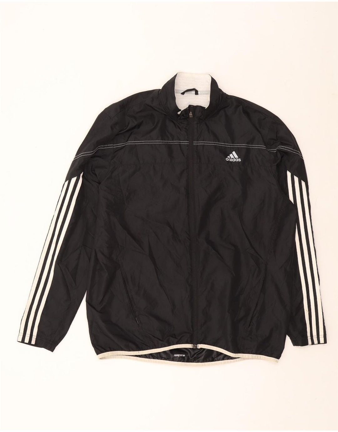 ADIDAS Veste de survêtement pour homme Large Noir Polyester
