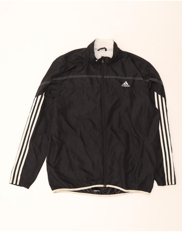 ADIDAS Veste de survêtement pour homme Large Noir Polyester