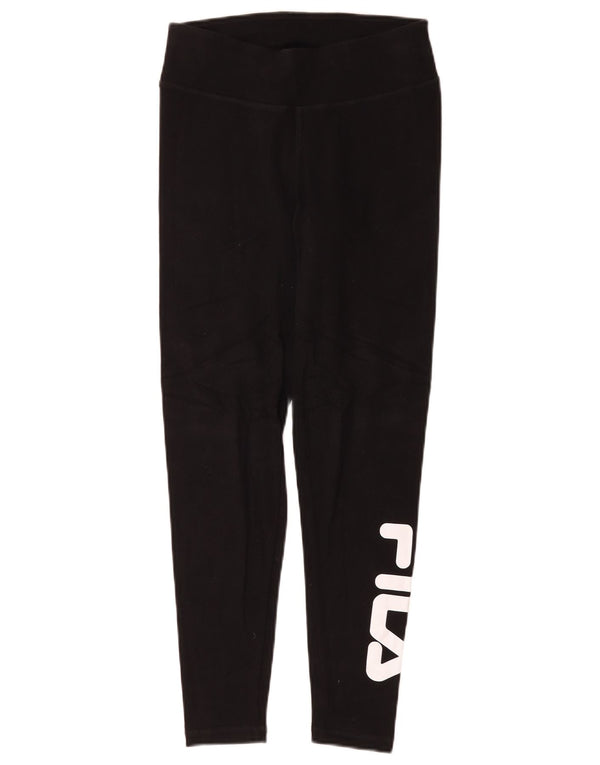 Fila Leggings graphiques pour femmes UK 10 Small Noir