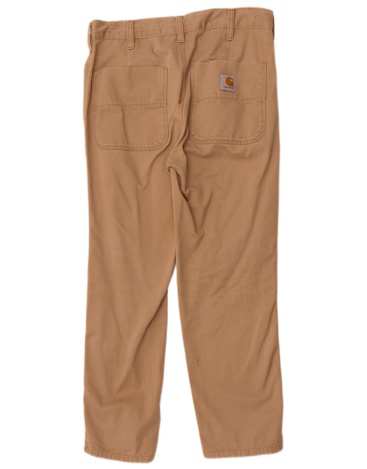 Carhartt Pantalon Chino Pegged Homme W29 L26 Coton Beige