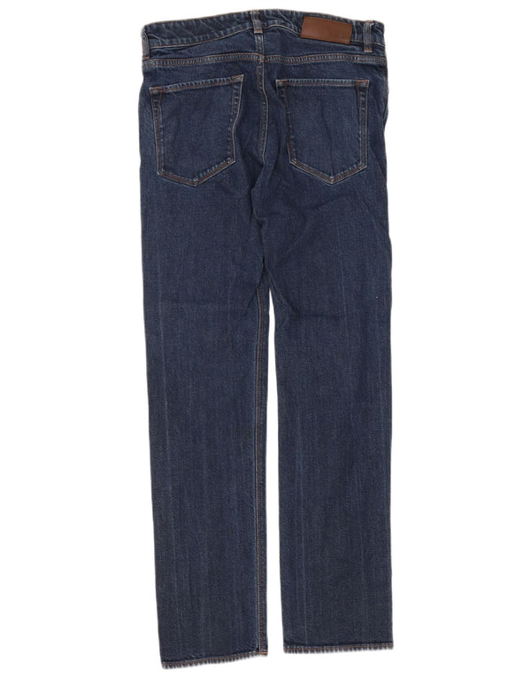 Hugo Boss Jean droit Candiani W30 L32 Bleu marine Coton