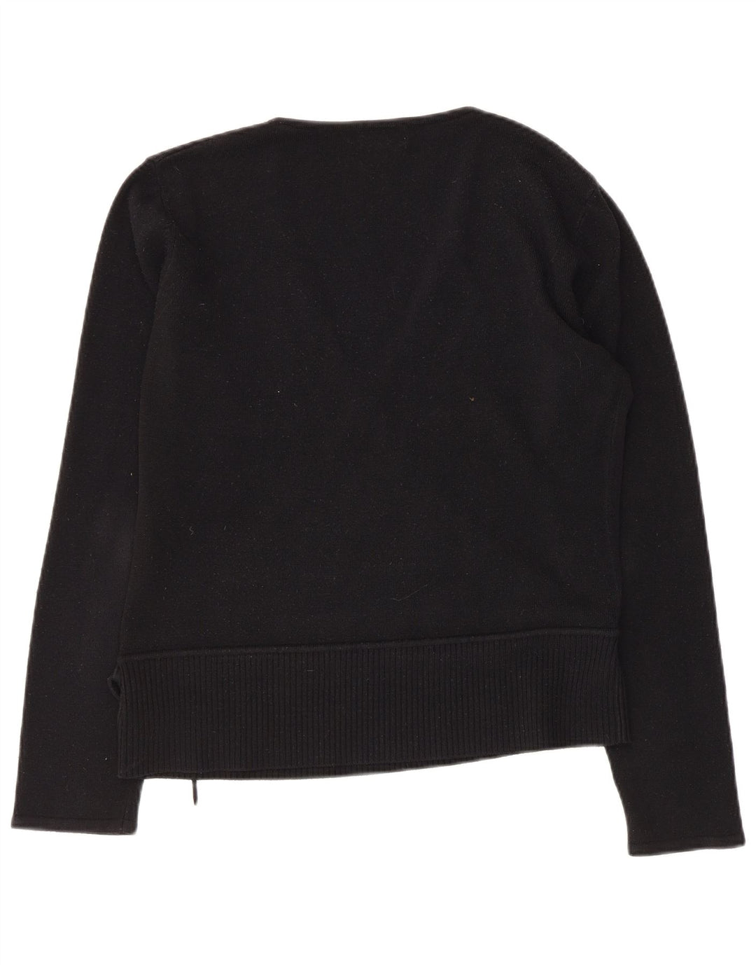 Sasha Pull col V pour femme UK 18 XL Acrylique Noir