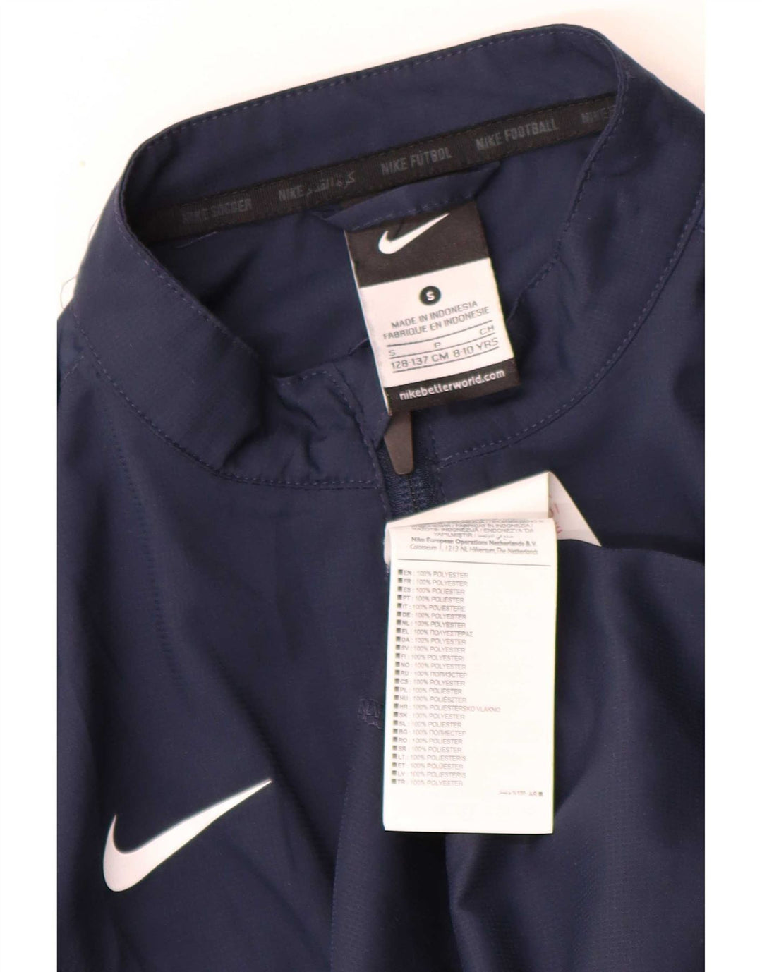 Nike Veste de survêtement pour garçon 8-9 ans Petit Bleu marine Polyester
