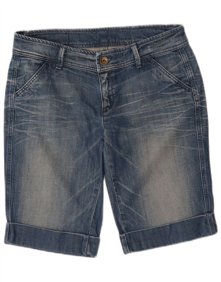 BENETTON Short en jean pour femme IT 44 Medium W32 Bleu