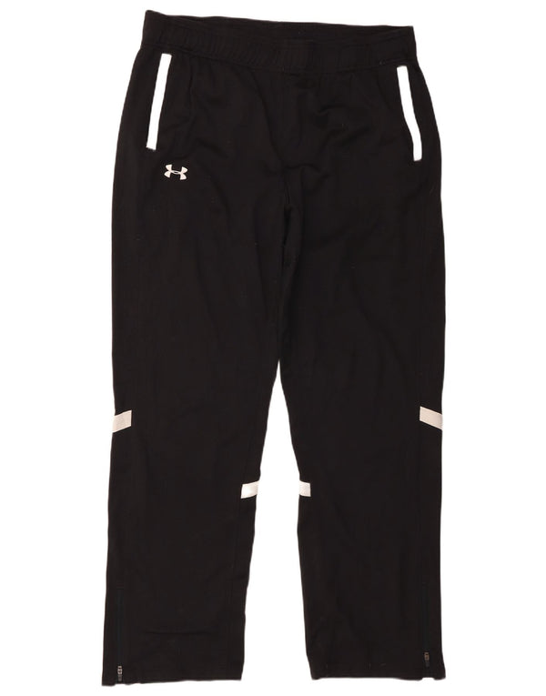 Under Armour Mens Tracksuit Trousers Large Black Polyester
