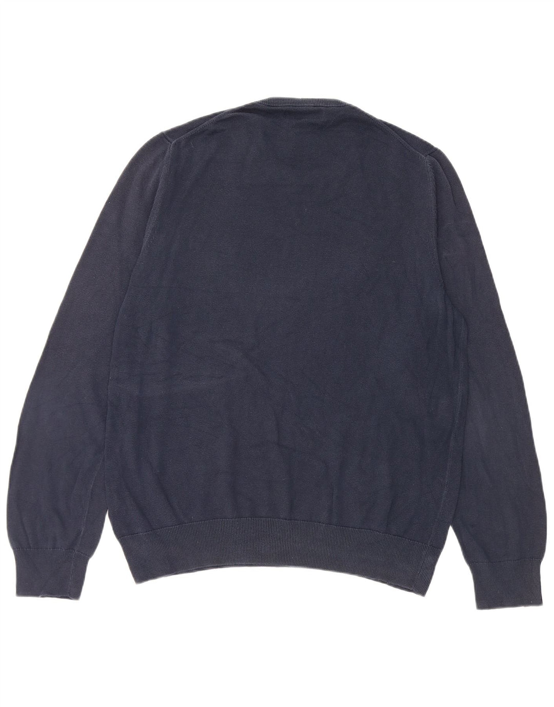 Marks & Spencer Pull à col rond pour homme en coton bleu marine Taille L