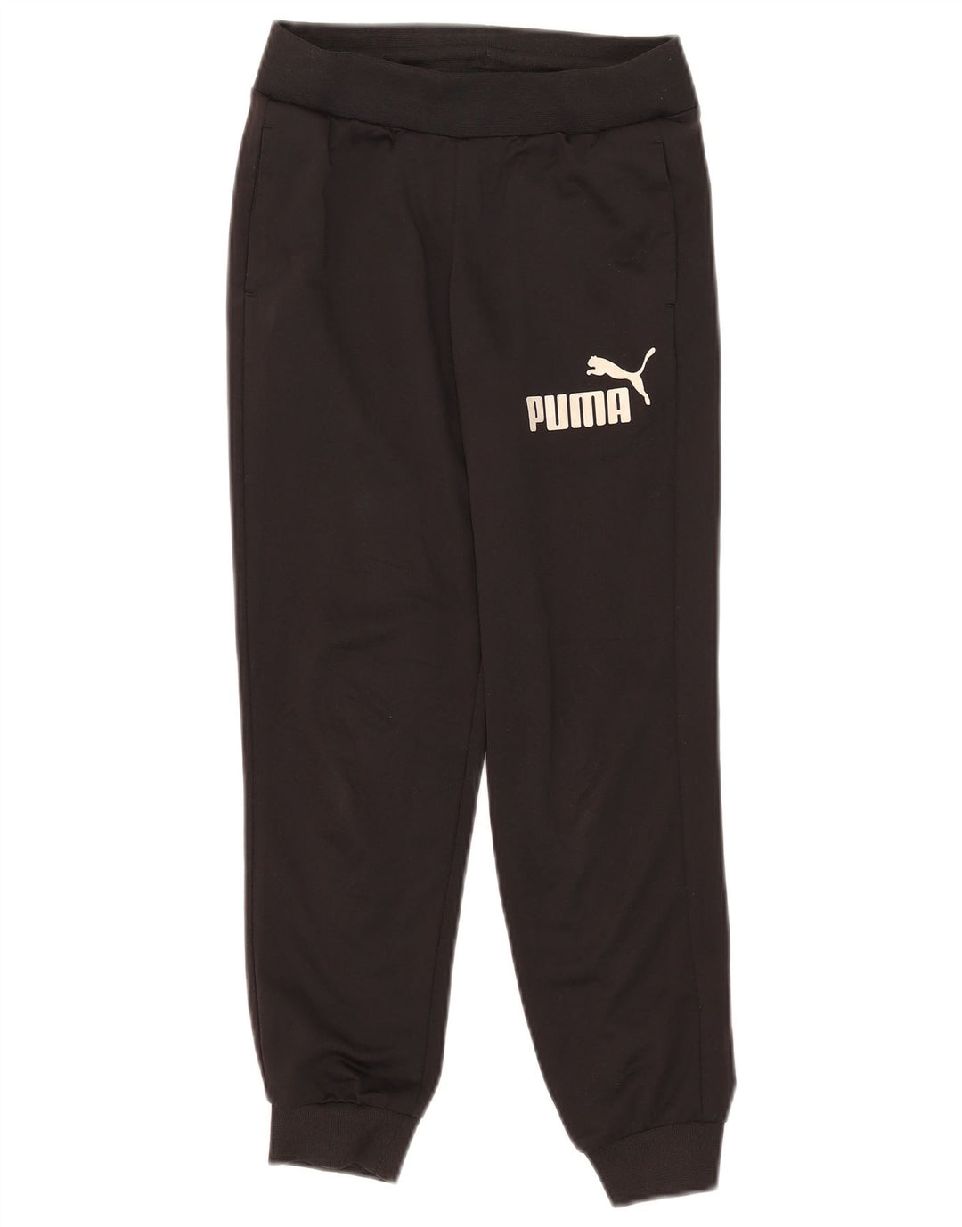 Puma Pantalon de Survêtement Graphique Garçon 9-10 ans Noir Polyester