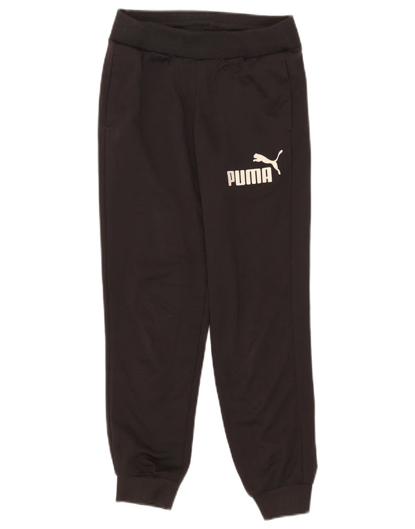 Puma Pantalon de Survêtement Graphique Garçon 9-10 ans Noir Polyester