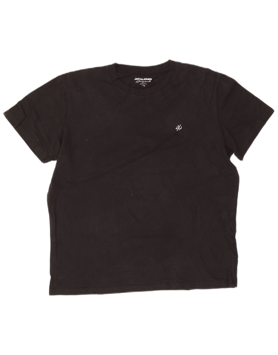 Jack & Jones T-Shirt Homme Haut Large Noir Coton