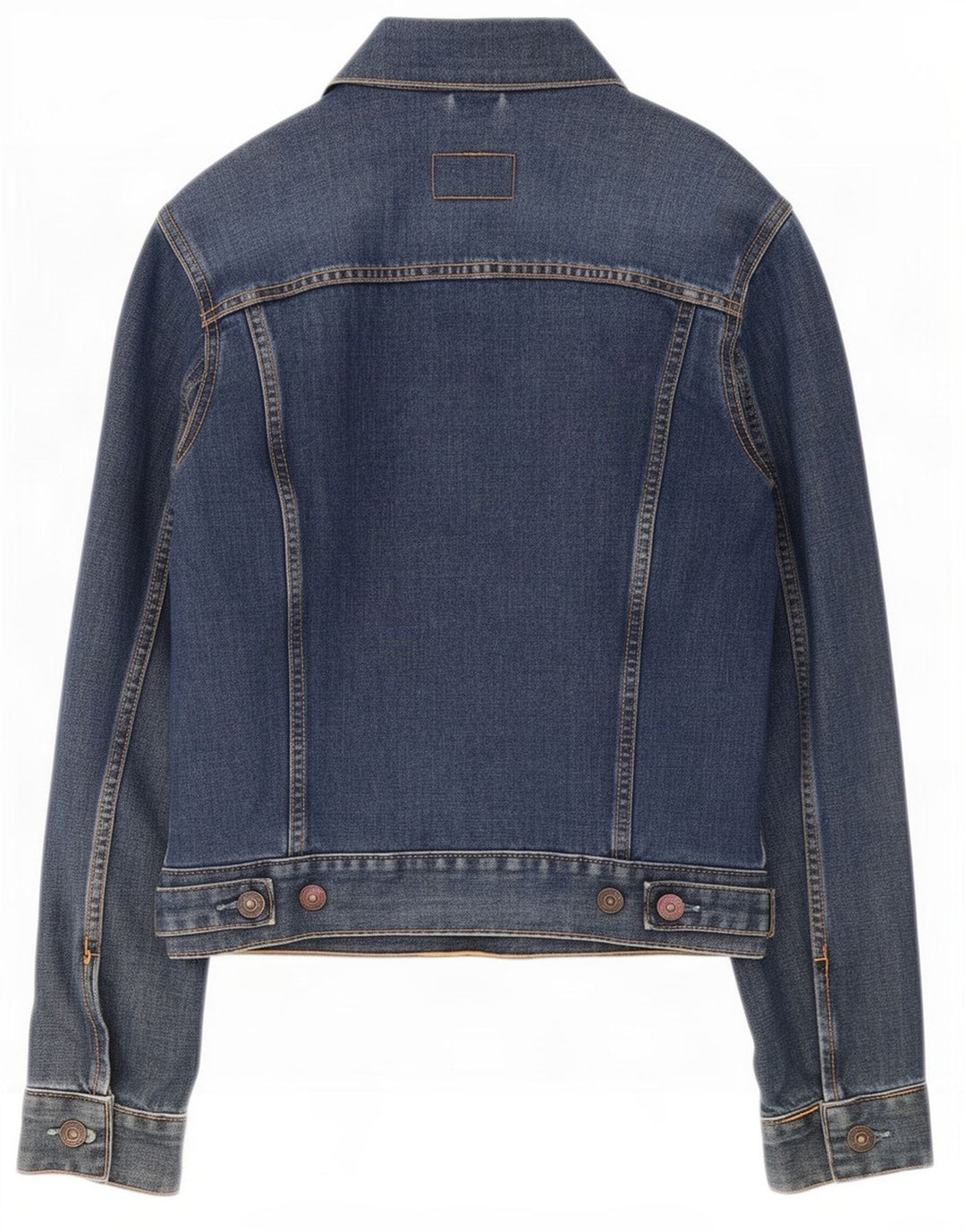 Levi's Veste en Jean Fille 11-12 ans Bleu Moyen Coton