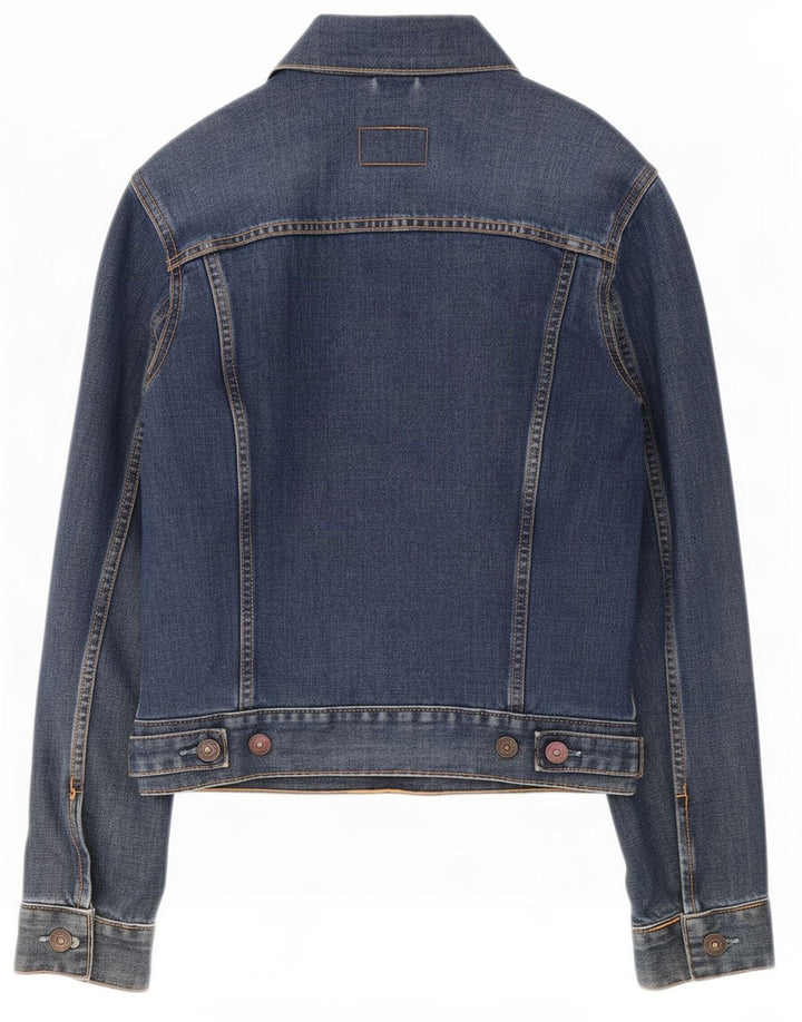 Levi's Veste en Jean Fille 11-12 ans Bleu Moyen Coton