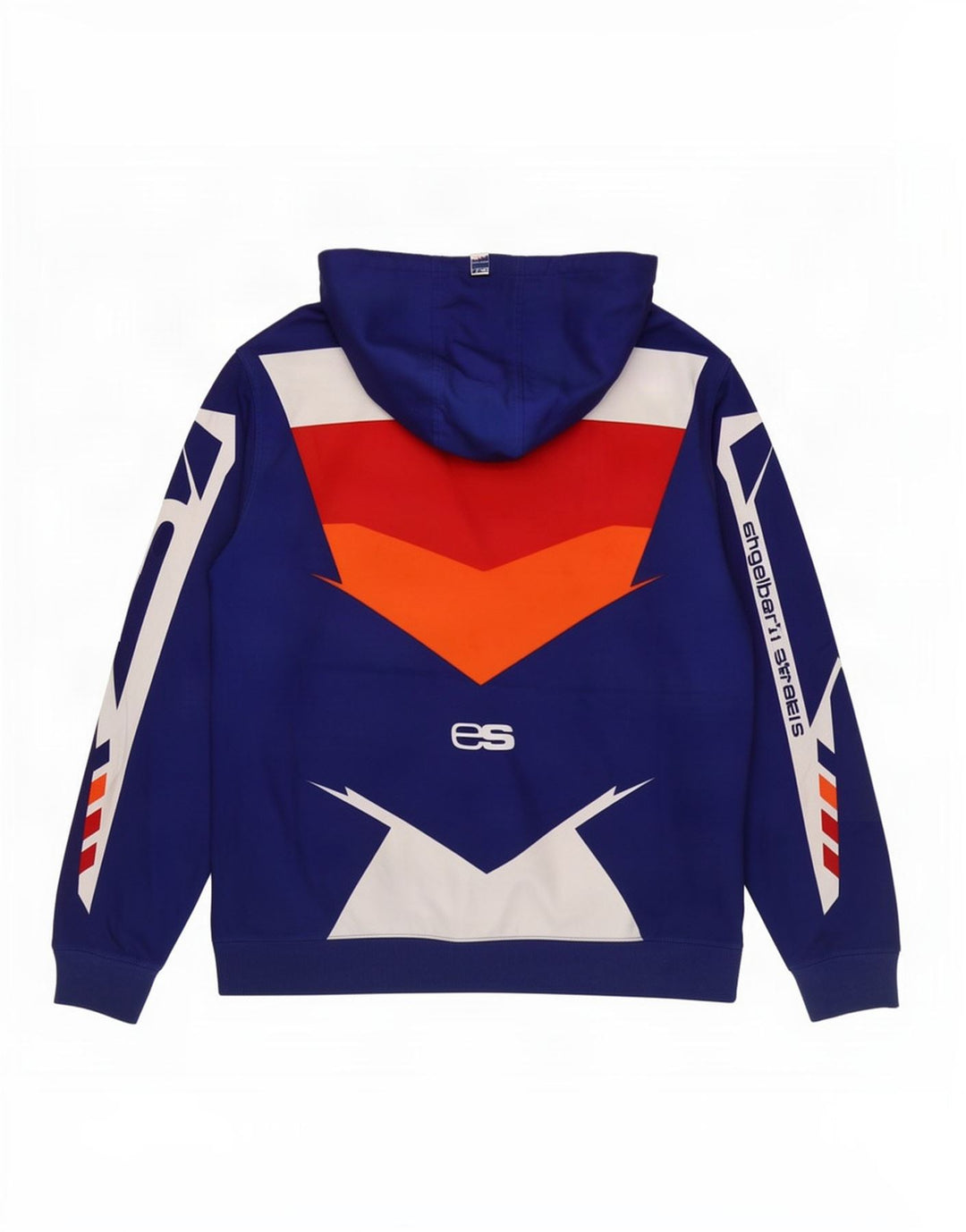 Engelbert Strauss Veste de Survêtement Graphique pour Hommes Large Bleu Colorblock