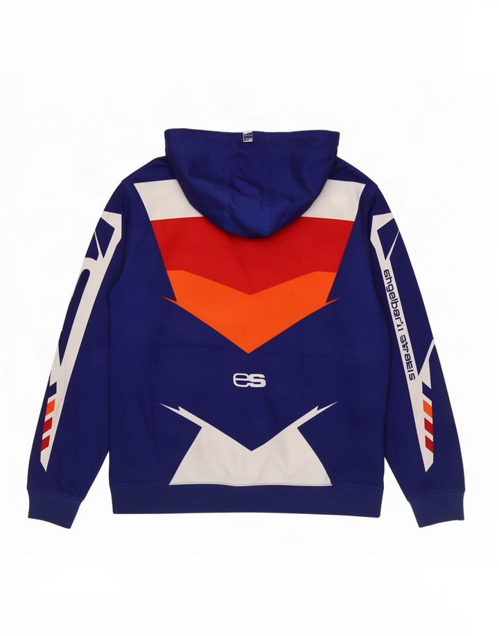 Engelbert Strauss Veste de Survêtement Graphique pour Hommes Large Bleu Colorblock