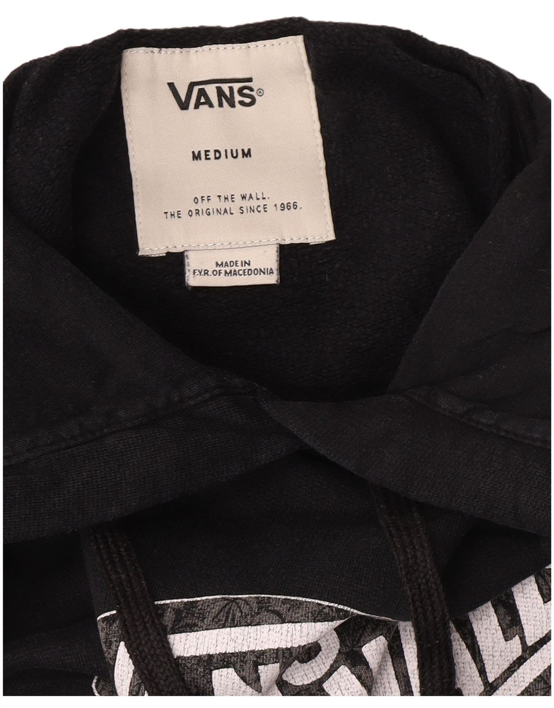 Vans Sweat à Capuche Graphique Homme Noir Moyen
