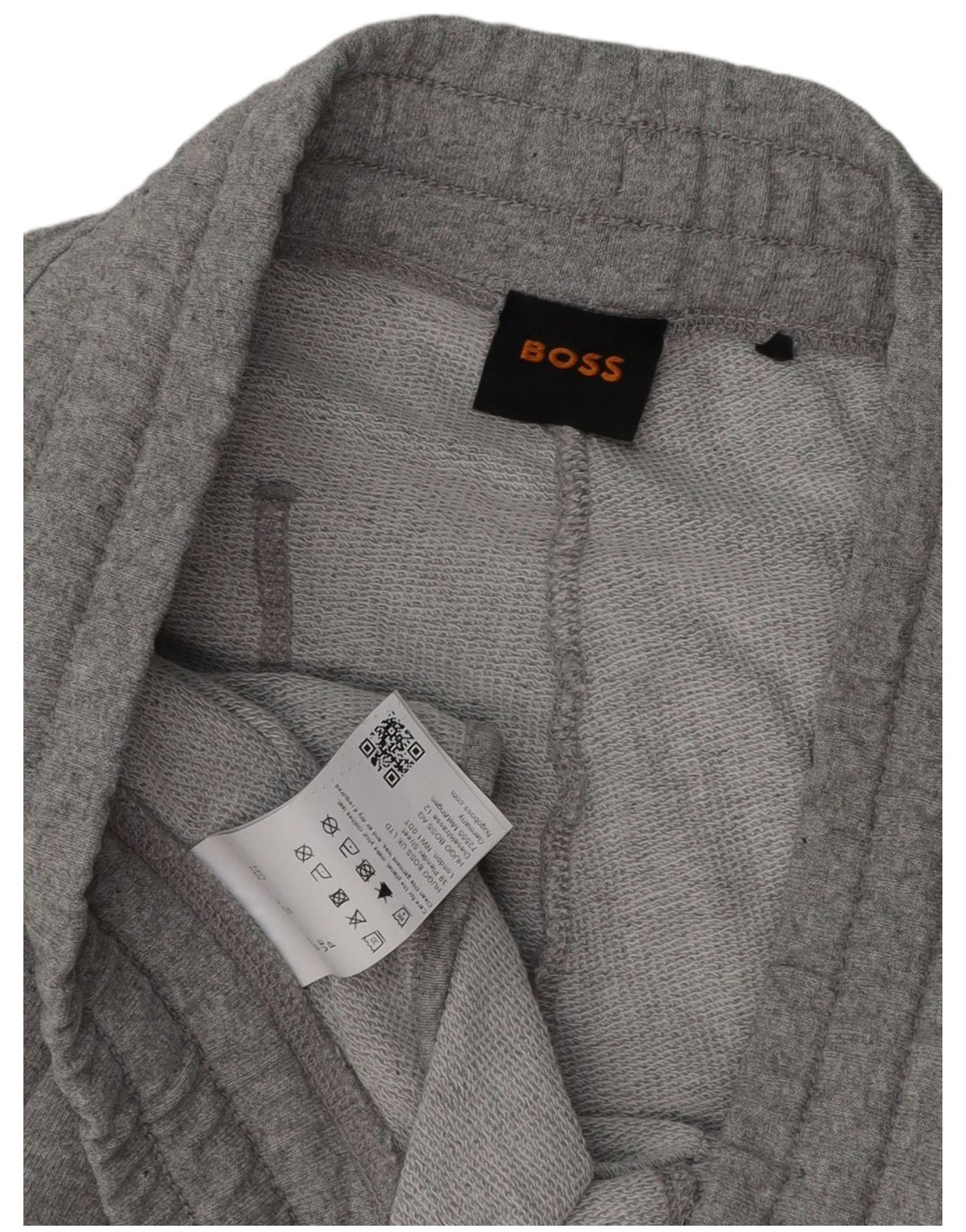 HUGO BOSS Pantalon de Survêtement Joggers Small Gris Coton Homme