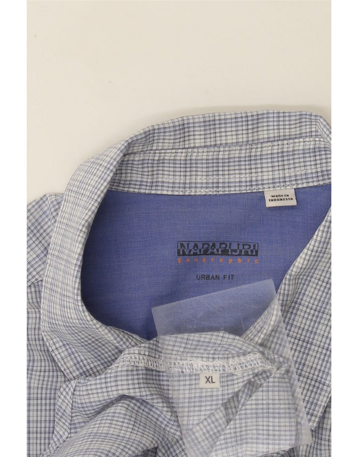 NAPAPIJRI Chemise Urban Fit XL Bleu Carreaux Homme