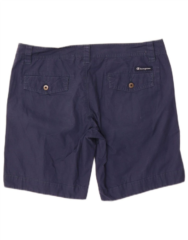 Champion Short Chino Taille Basse Femme Medium W30 Bleu Marine