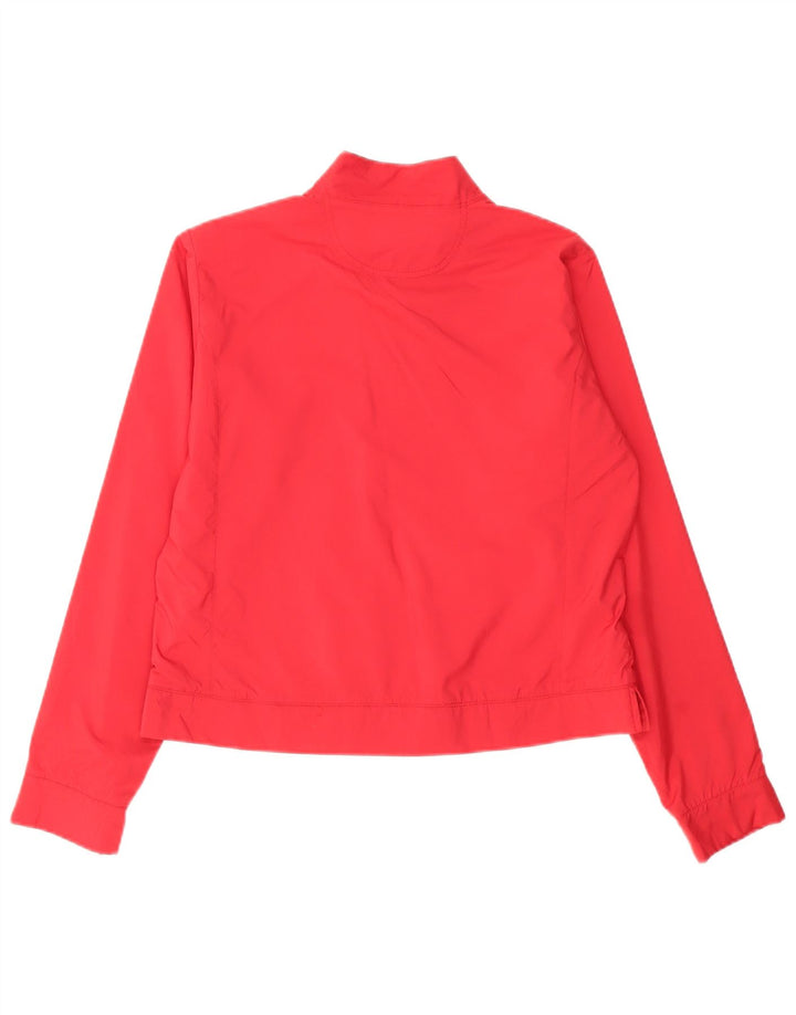 CHAMPION Veste de survêtement pour femme UK 16 Large Rouge Colourblock