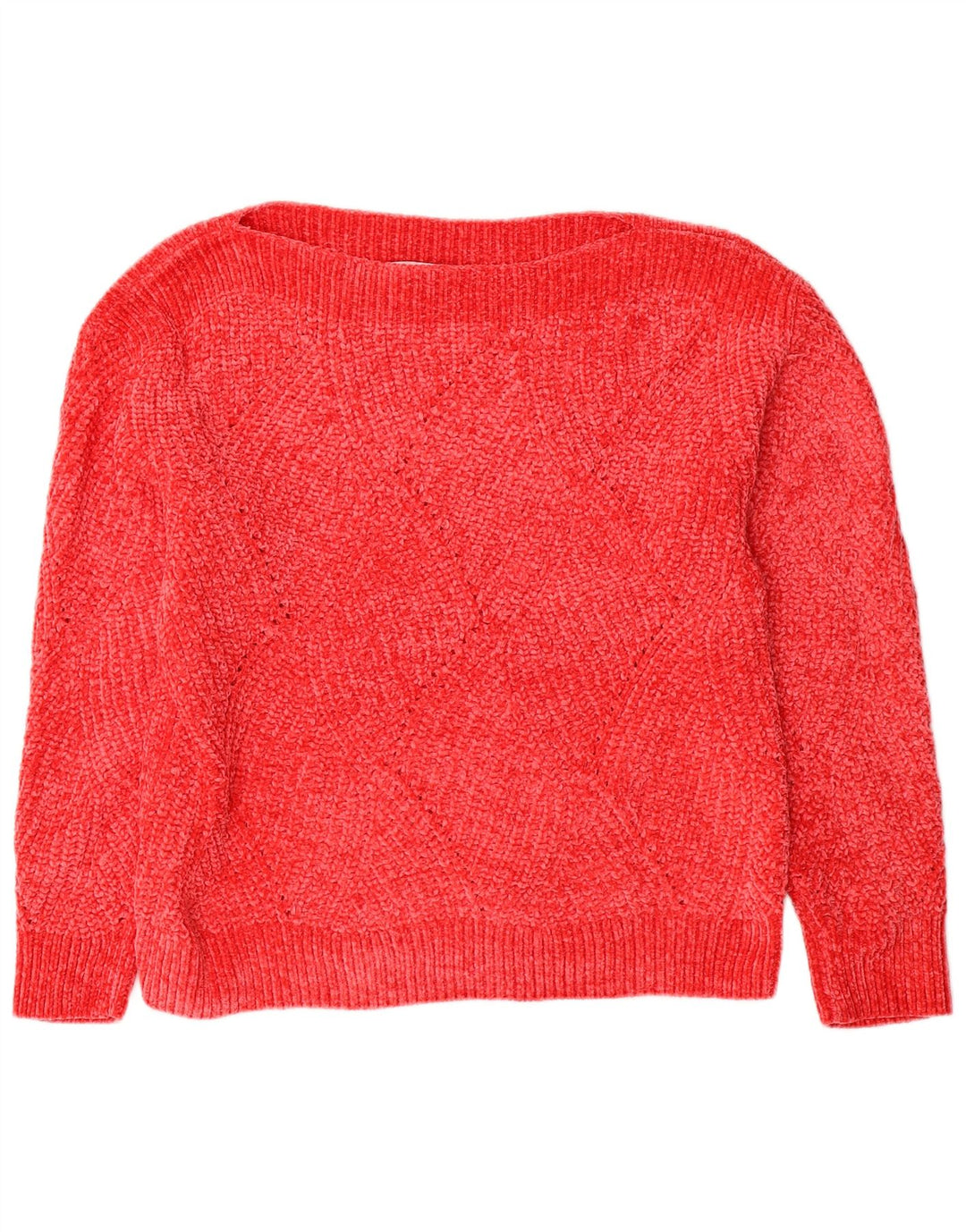 TOMMY BAHAMA Pull col bateau pour femme UK 16 Large Rouge Polyester