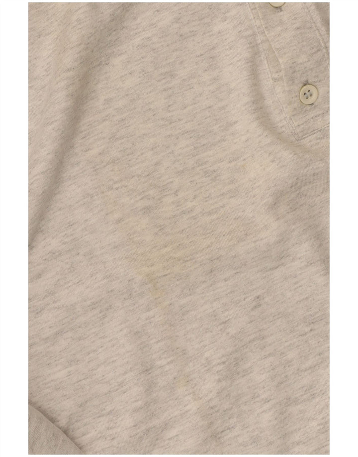 Champion Haut Homme Manches Longues XL Gris Moucheté Coton