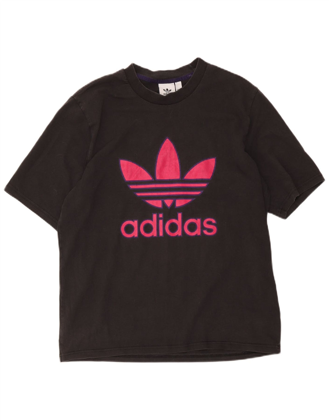 Adidas T-shirt graphique pour homme en coton noir moyen