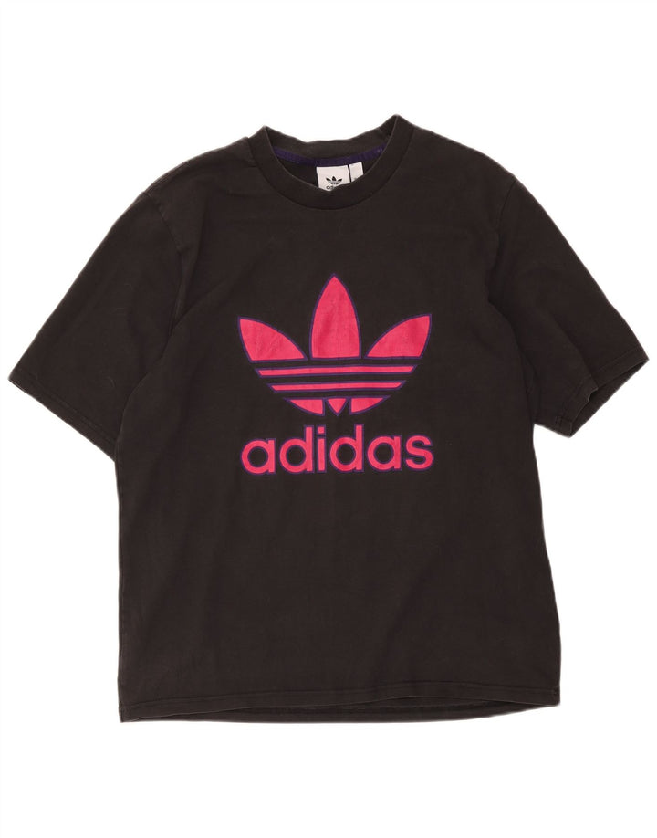 Adidas T-shirt graphique pour homme en coton noir moyen