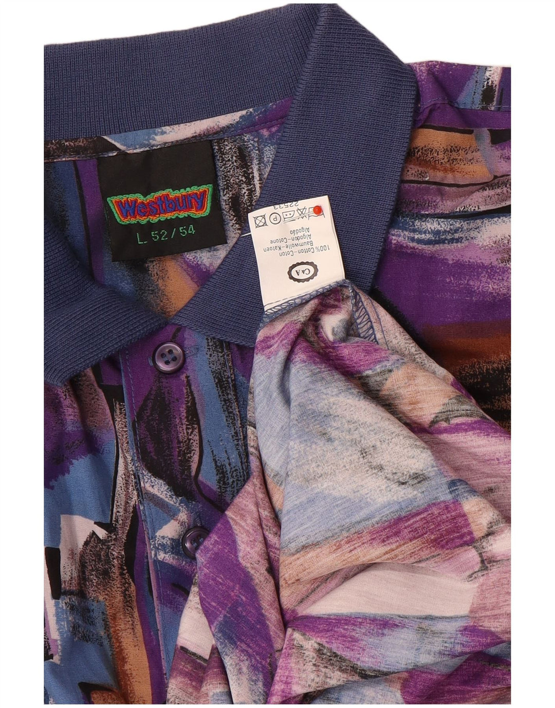 WESTBURY Chemise pull homme IT 52/54 grand patchwork multicolore