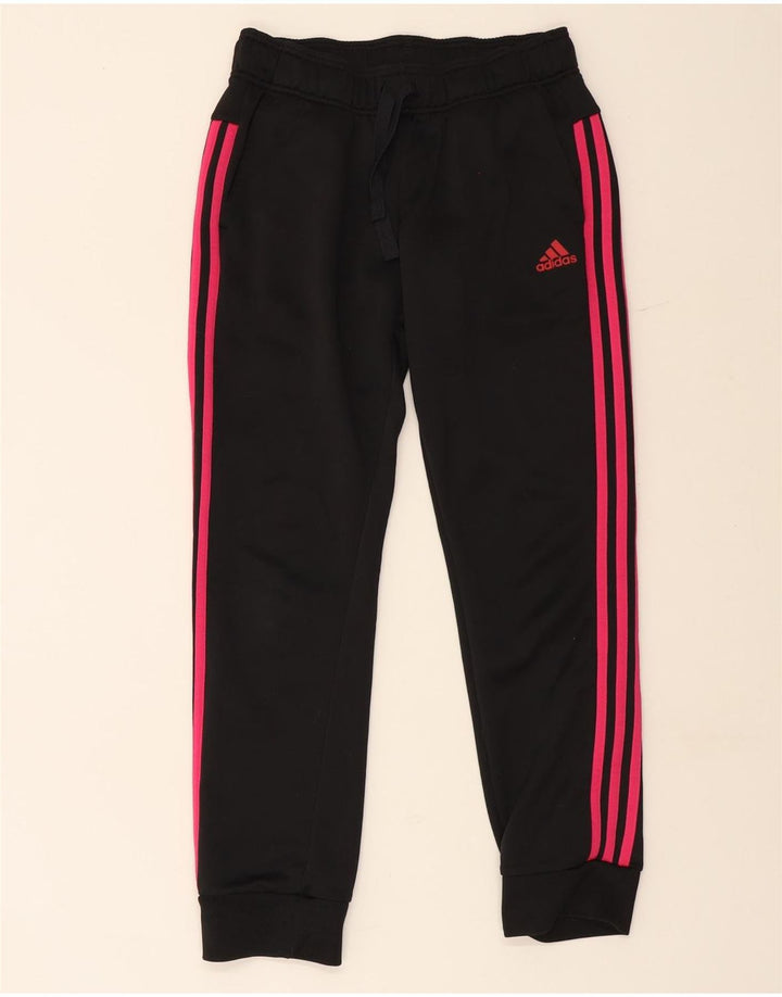 Adidas Pantalon de survêtement pour femme Joggers UK 12 Medium Noir Polyester
