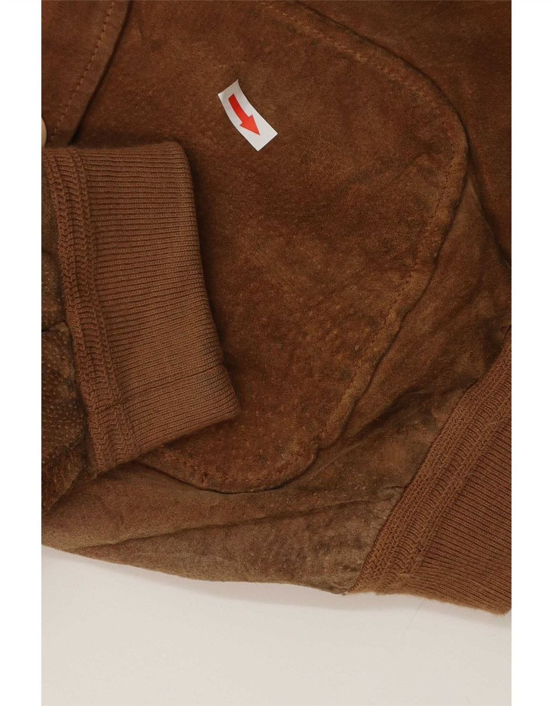 Essebi Blouson Bomber En Daim Homme IT 54 2XL Cuir Marron