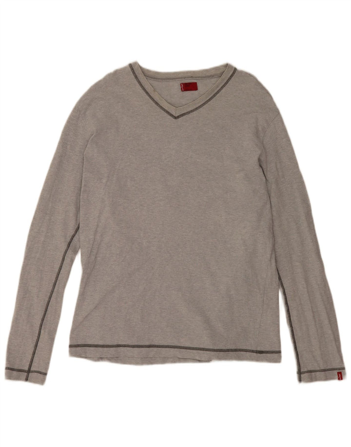 Levi's Haut à Manches Longues Homme Gris Coton Large