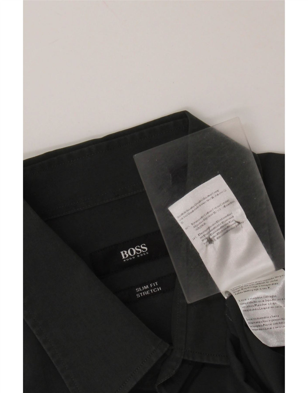 HUGO BOSS Chemise slim fit homme taille 40 coton vert moyen