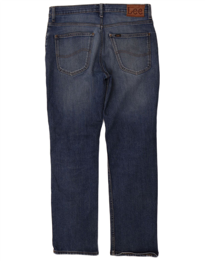 Lee Jean Droit Brooklyn Homme W33 L30 Bleu Coton