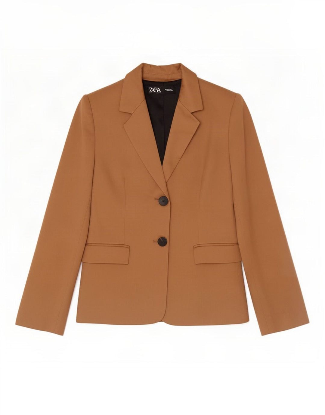 Marks & Spencer Veste blazer à 2 boutons pour femme UK 4 XS Marron Viscose