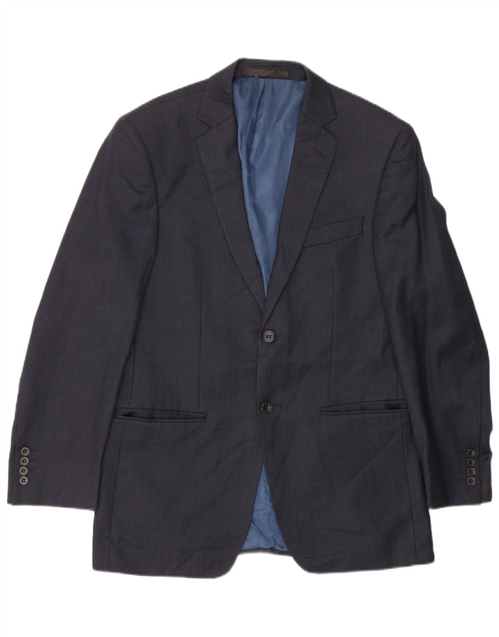 Marks & Spencer Veste blazer à 2 boutons pour homme UK 38 Bleu marine moyen