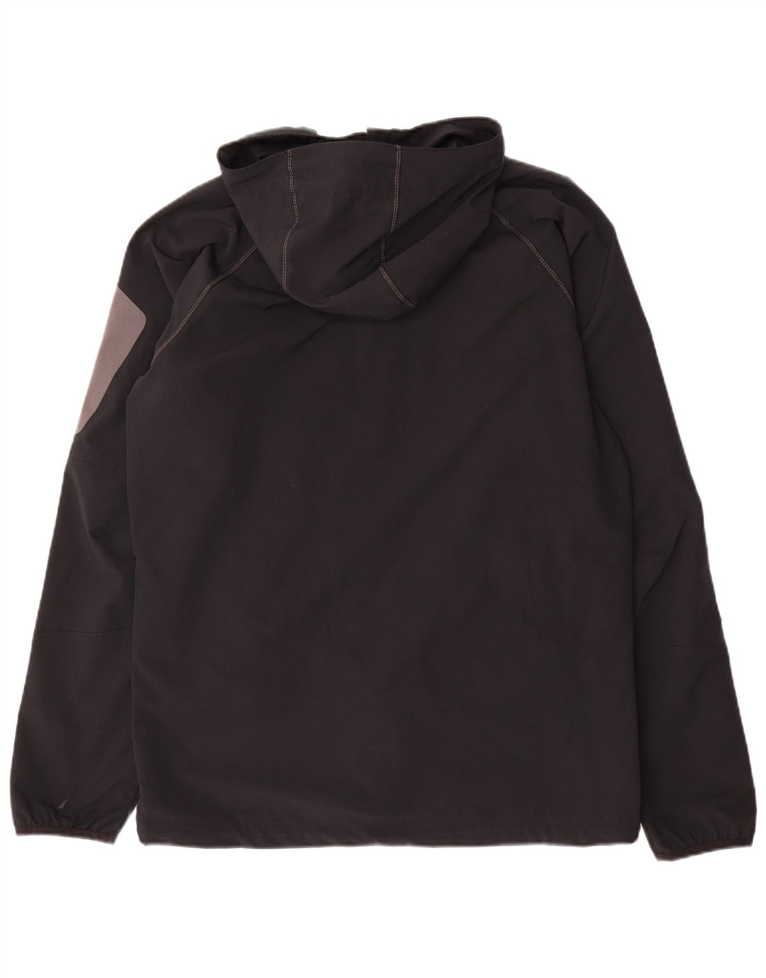 Columbia Veste de pluie à capuche pour homme UK 38 Medium Noir Polyester