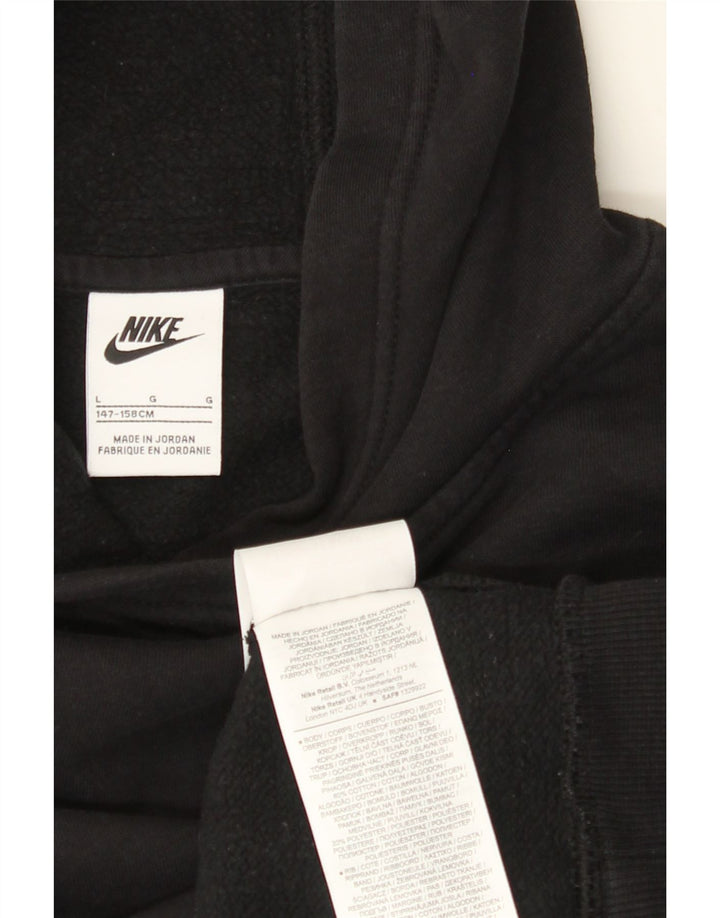 NIKE Pull à capuche pour garçon 12-13 ans Grand Noir Coton