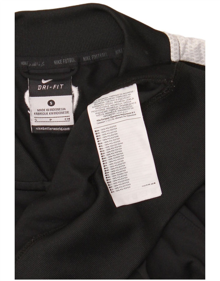 Nike Hommes Dri Fit Survêtement Top Veste Petit Noir Colorblock Polyester