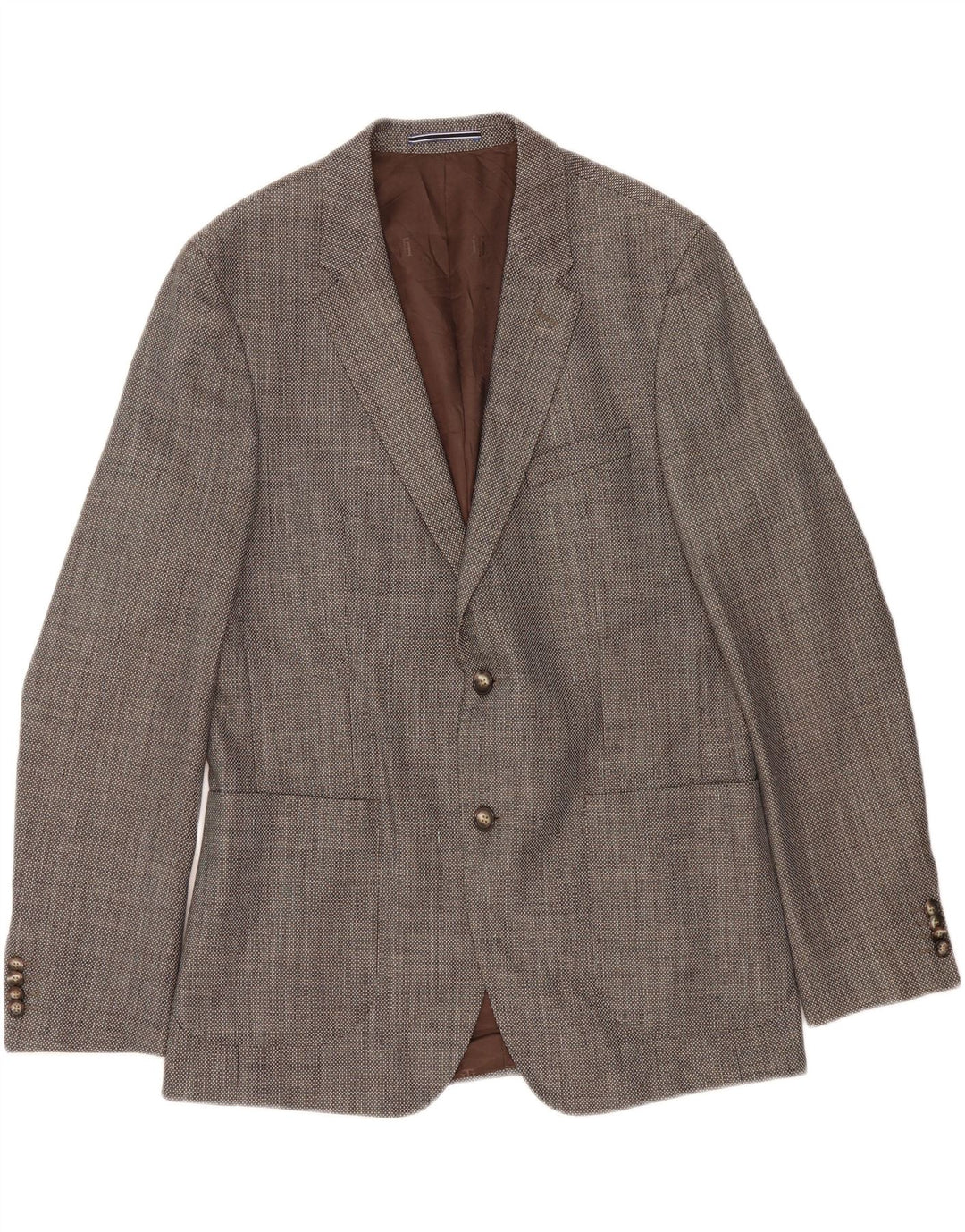 TOMMY HILFIGER Veste blazer sur mesure à 2 boutons pour homme IT 52 XL Gris laine
