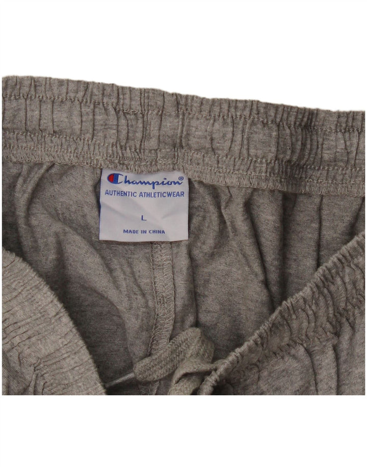 Champion Short de Sport Homme Grand Gris Moucheté