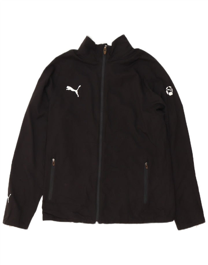 PUMA Veste de Survêtement Homme Noir Moyen Polyester