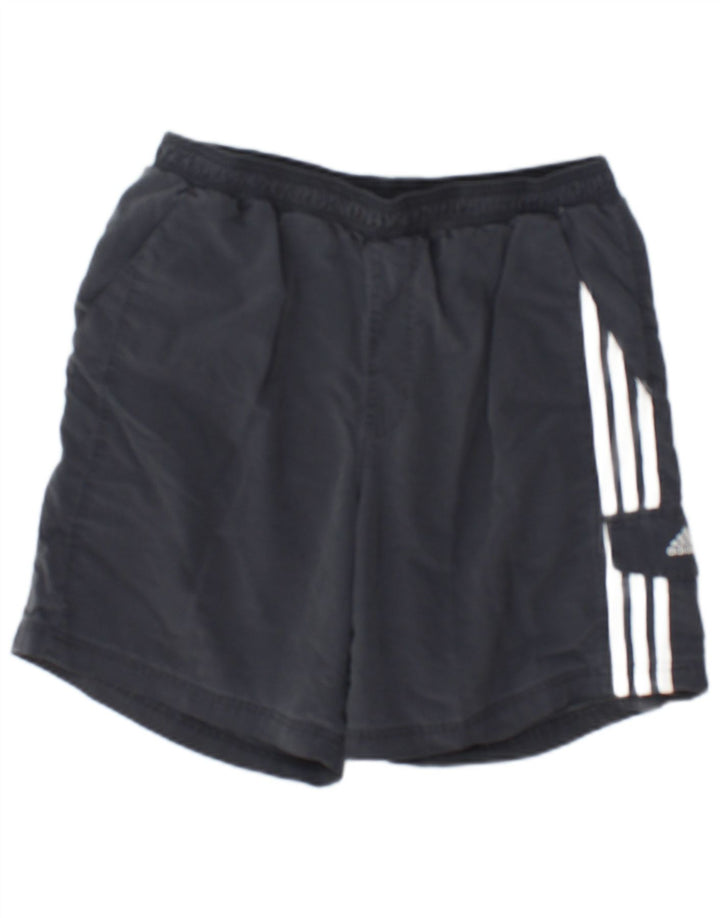 Adidas Short de Sport Homme Gris Moyen Colourblock Polyamide