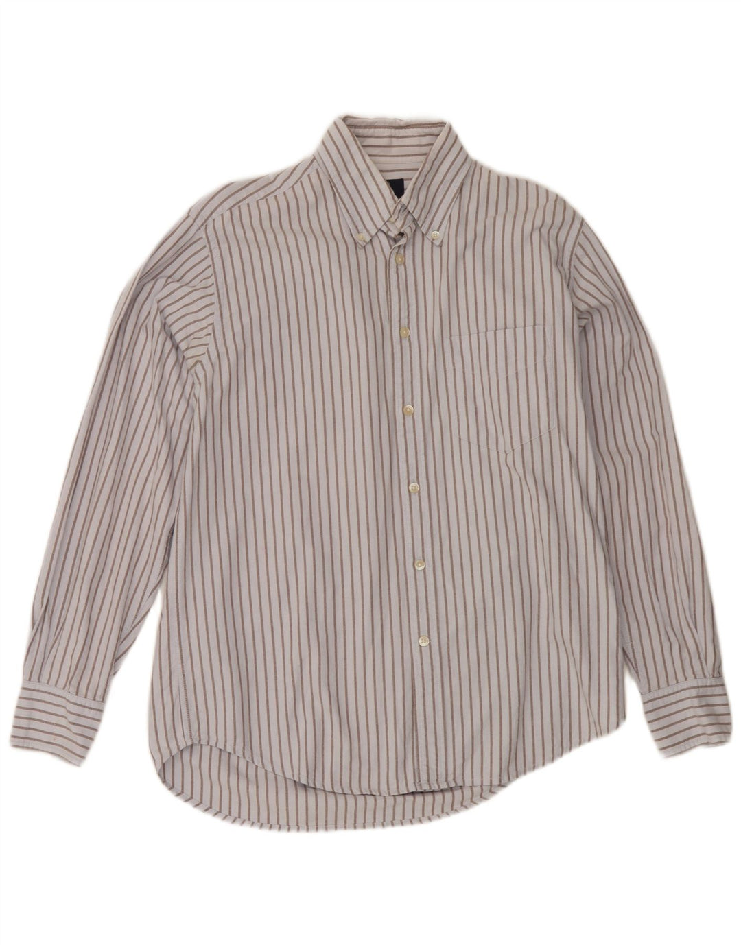Boggi Chemise Homme Bleu Moyen Rayé Coton