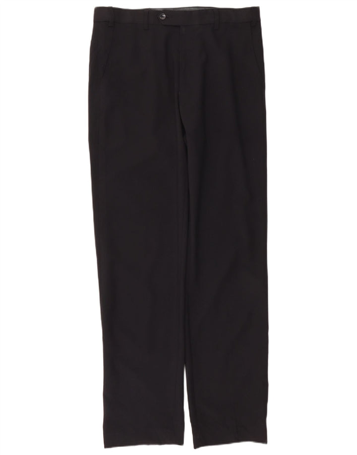 Marks & Spencer Pantalon Chino Droit Regular Homme W32 L33 Bleu Marine