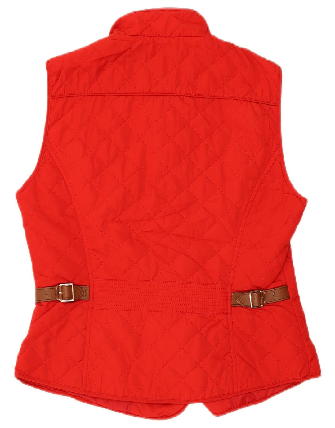 Zara Gilet matelassé pour femme UK 12 Polyester rouge moyen