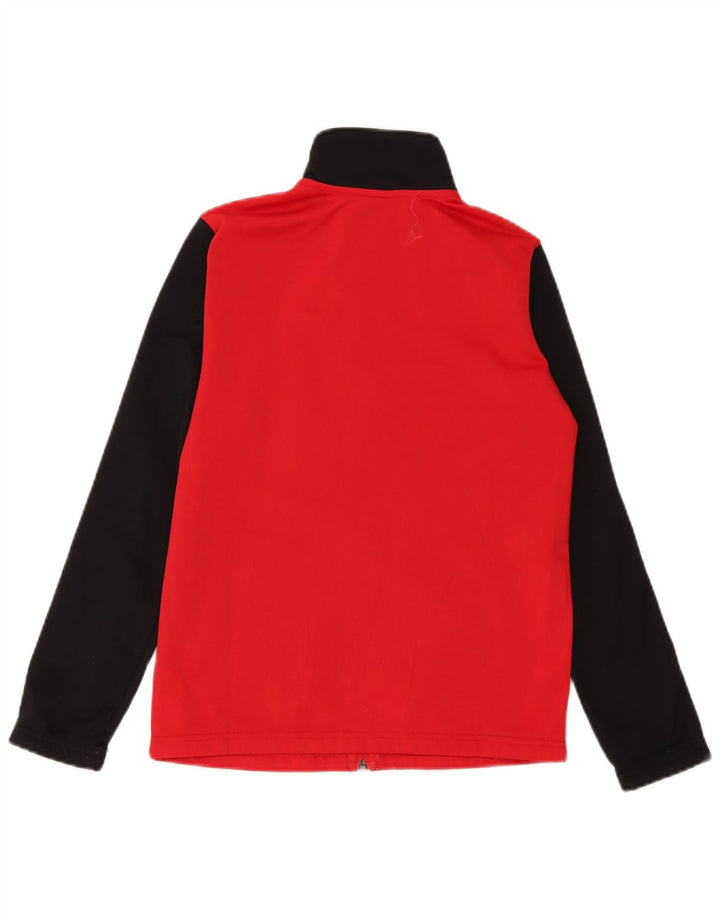 Nike Veste de survêtement pour garçon 12-13 ans Large Rouge Colorblock Polyester