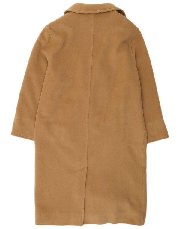 Marella Manteau surdimensionné à double boutonnage pour femme UK 12 Laine beige moyen