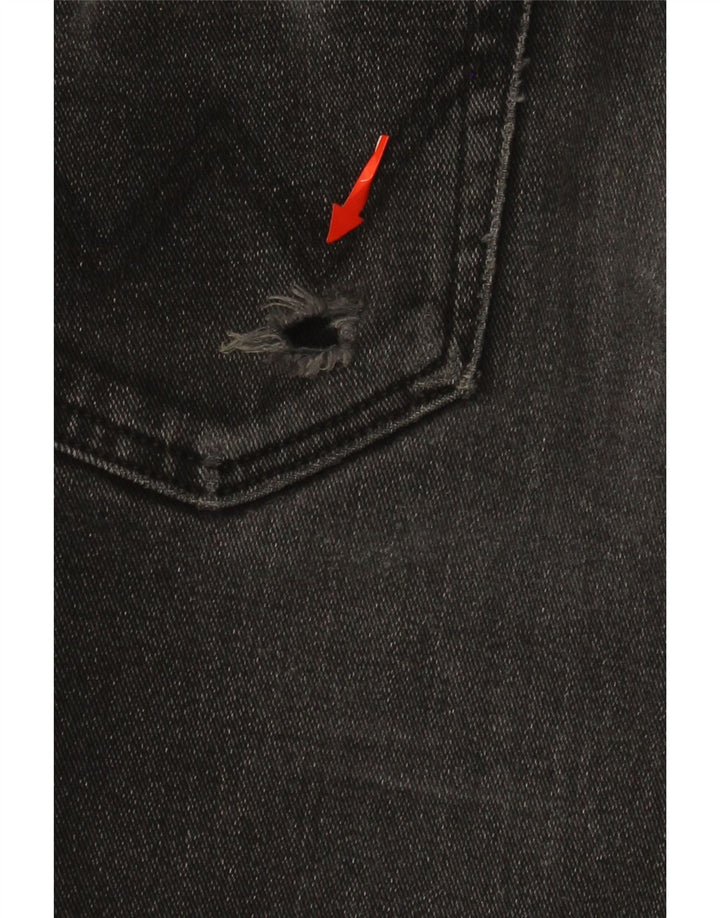 WRANGLER Jean droit extensible Texas W33 L32 pour homme en coton noir