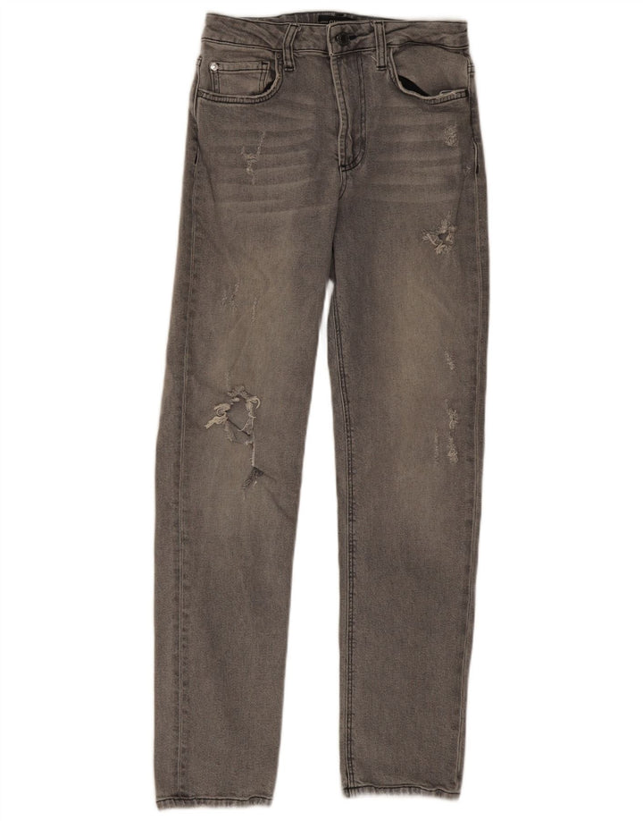 Guess Jean skinny droit effet vieilli W27 L28 gris polyester