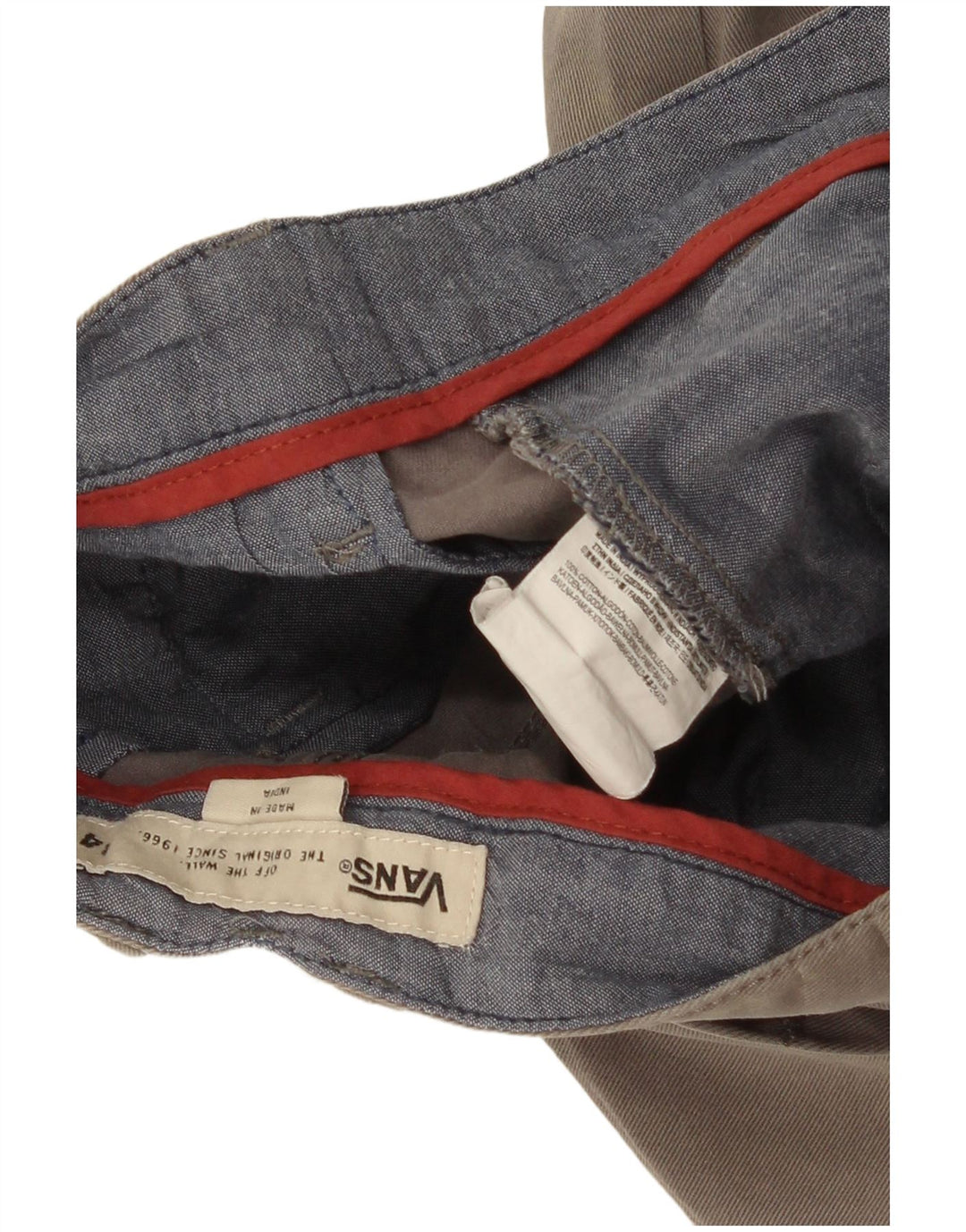 Vans Short chino homme W34 grand gris coton